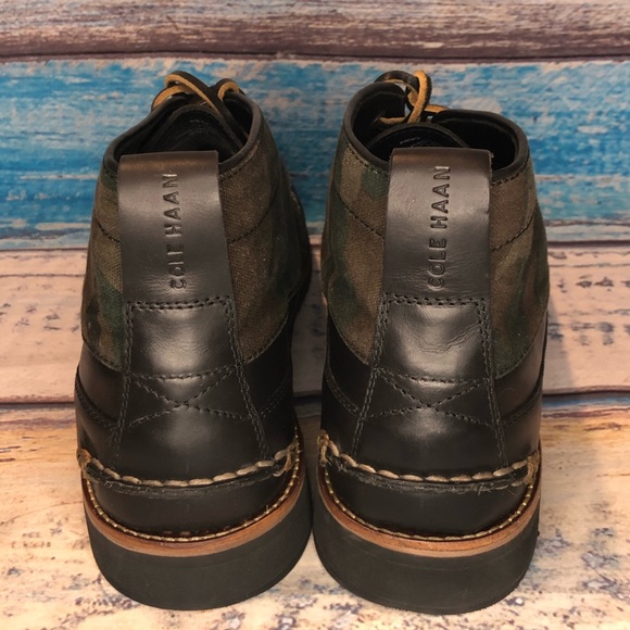 Men’s Cole Haan Camo Stylish Boots Grand.OS Soles - Picture 2 of 8